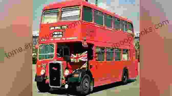 A Classic Red Double Decker Bus Of The 1970s Maneuvers Through The Streets Of Edinburgh Edinburgh Buses Of The 1970s