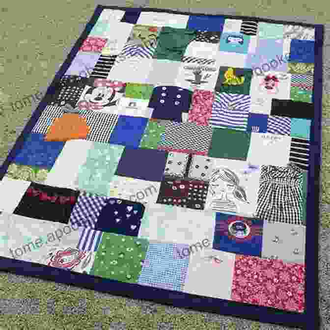 A Colorful Baby Clothes Quilt Made From A Variety Of Fabrics And Patterns. Create Your Own Baby Clothes Quilt: Everything You Need To Know To Create A Modern Memory Quilt From Your Baby S Clothes