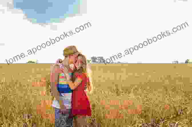 A Couple Embraces Amidst A Field Of Wildflowers, Symbolizing The Intertwining Threads Of Love Think Tanka: Vision In Verse