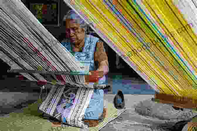 A Group Of Women Weaving A Traditional Textile, Demonstrating The Collaborative Nature Of Indian Handcrafts. India By Faith: Stitching Hearts Together Through Handcrafts