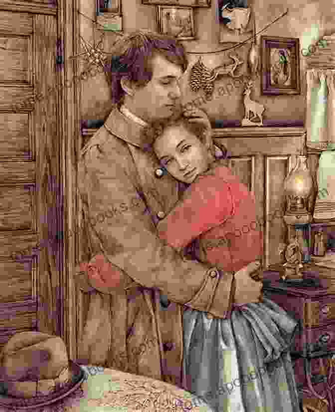 A Heartwarming Illustration Of Della And Jim, The Young Couple In Some Christmas Stories: (Annotated And Illustrated)