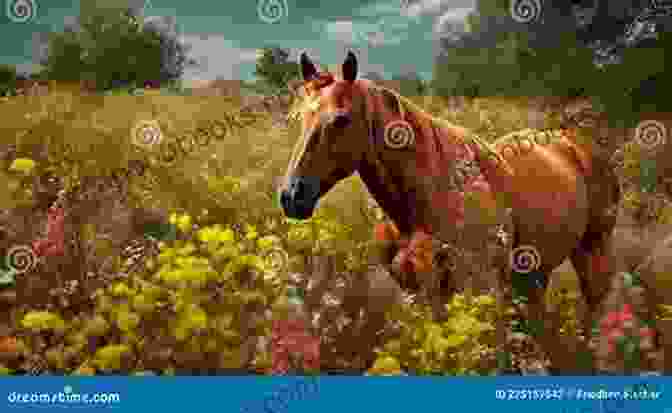 A Lone Lark Soars High Above A Field Where A Single Horse Grazes Peacefully One Lark One Horse: Poems