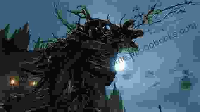 A Menacing Wendigo Lurks In The Shadows, Its Eyes Glowing Ominously In The Darkness. The Wendigo Witchling (Skinwalkers Witchling 2)