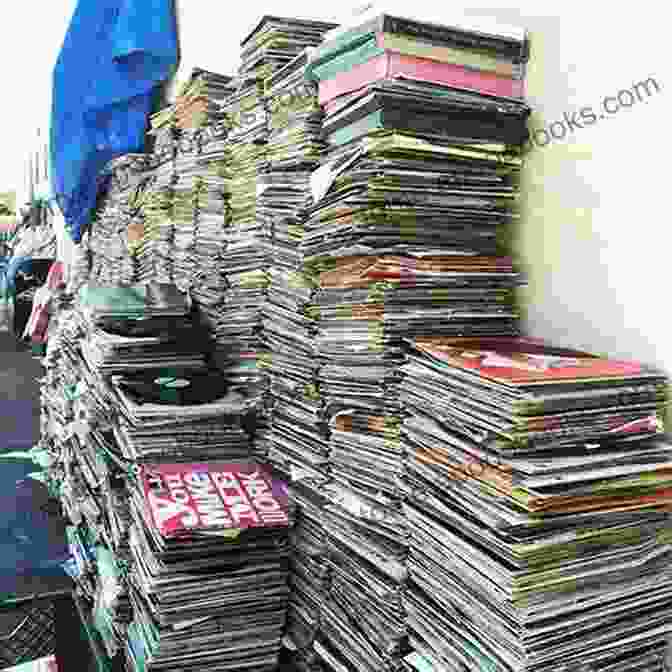 A Photo Of A Man Digging Through A Pile Of Records At A Thrift Store. Death Confetti: Pickers Punks And Transit Ghosts In Portland Oregon