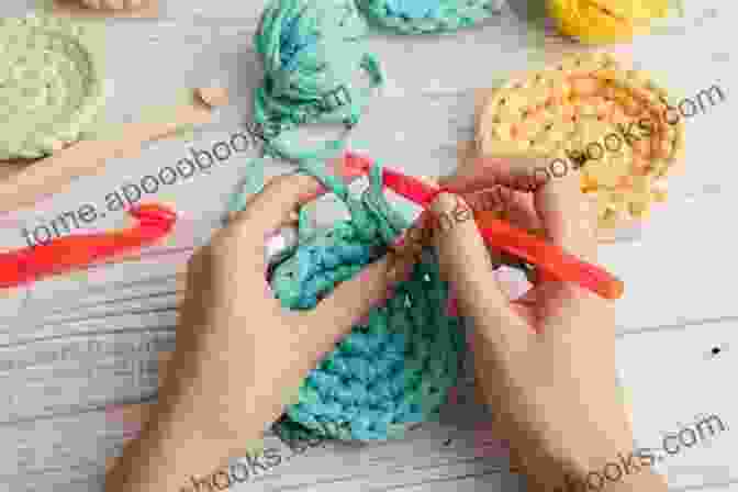 A Photo Of People Gathered Together, Crocheting And Socializing JPF Crochet Club Christmas Tree Decorations