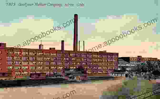 A Photograph Of An Old Rubber Factory In Akron, With Large Machinery And Workers In The Background. Instructions BetweenTakeoff And Landing (Akron In Poetry)