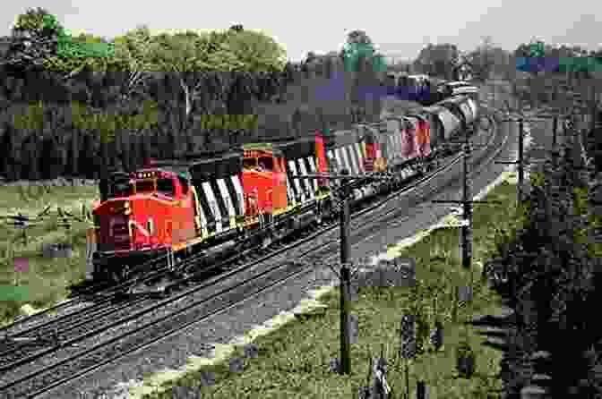 A Sleek Diesel Locomotive Hauling A Freight Train Through The Ontario Countryside In The 1980s The Railfan Chronicles Trainwatching In Ontario 1975 To 2005