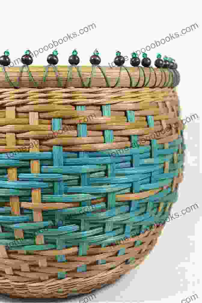 A Stunning Basket Featuring An Elaborate Woven Pattern And Intricate Embellishments BASKET WEAVING FOR BEGINNERS: Guide On How To Basket Weave The Basics Paper Basket Weaving And More