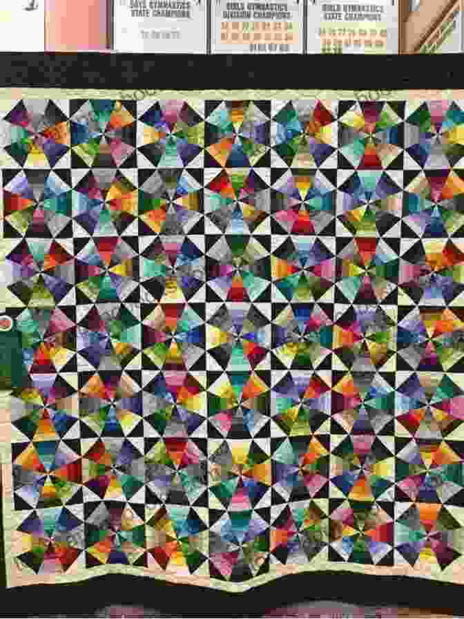 A Vibrant Quilt Featuring A Kaleidoscope Of Colors And Charm Squares. Time Saving Charm Quilts Annie S