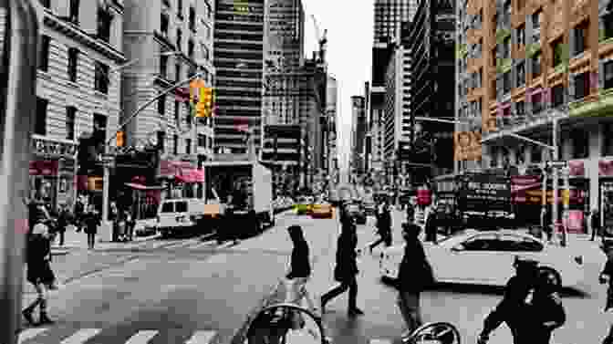 A Vibrant Street Scene In New York City, With Its Towering Skyscrapers And Bustling Crowds, Showcasing The Energy And Diversity Of American Urban Life Memorize 50 States Geography: On My Way Across The United States