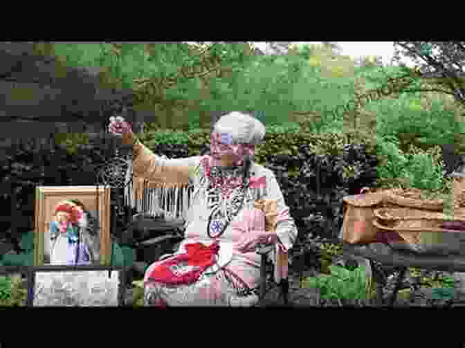 An Elderly Ojibwe Woman Shares Traditional Stories With Eager Young Listeners, Ensuring The Transmission Of Cultural Knowledge. The Cultural Toolbox: Traditional Ojibwe Living In The Modern World