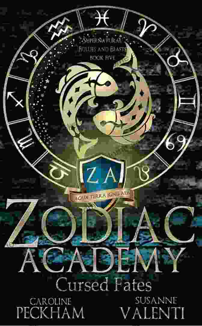 Book Cover Of Zodiac Academy: Ruthless Fae, Showcasing The Ethereal Main Characters Against A Stunning Celestial Backdrop Zodiac Academy 2: Ruthless Fae Caroline Peckham