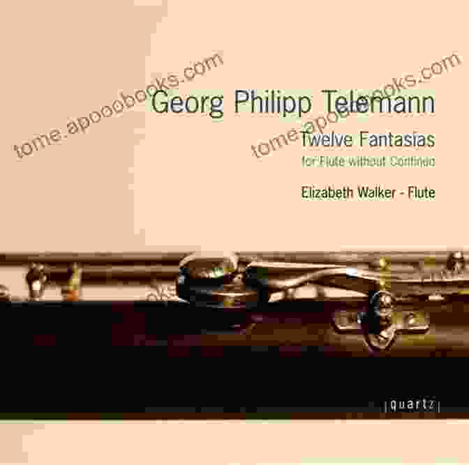 Cover Of Telemann's Twelve Flute Fantasias For Flute Solo Without Bass MdB Urtext Telemann Twelve Fantasias For Flute Solo Without Bass (MDB Urtext)