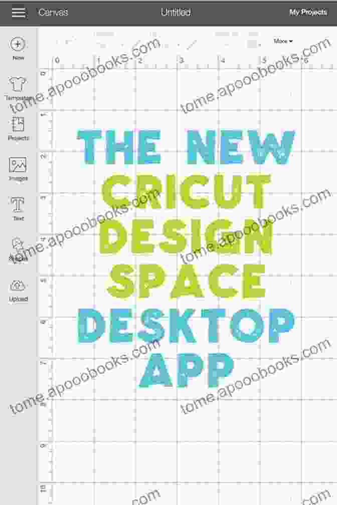 Cricut Design Space User Interface With Crochet Tools Highlighted CRICUT DESIGN SPACE CROCHET FOR BEGINNERS (2 IN 1): The Ultimate Beginner S Guide To Using Your Cricut Machine And To Learn How To Crochet Quickly And Easily