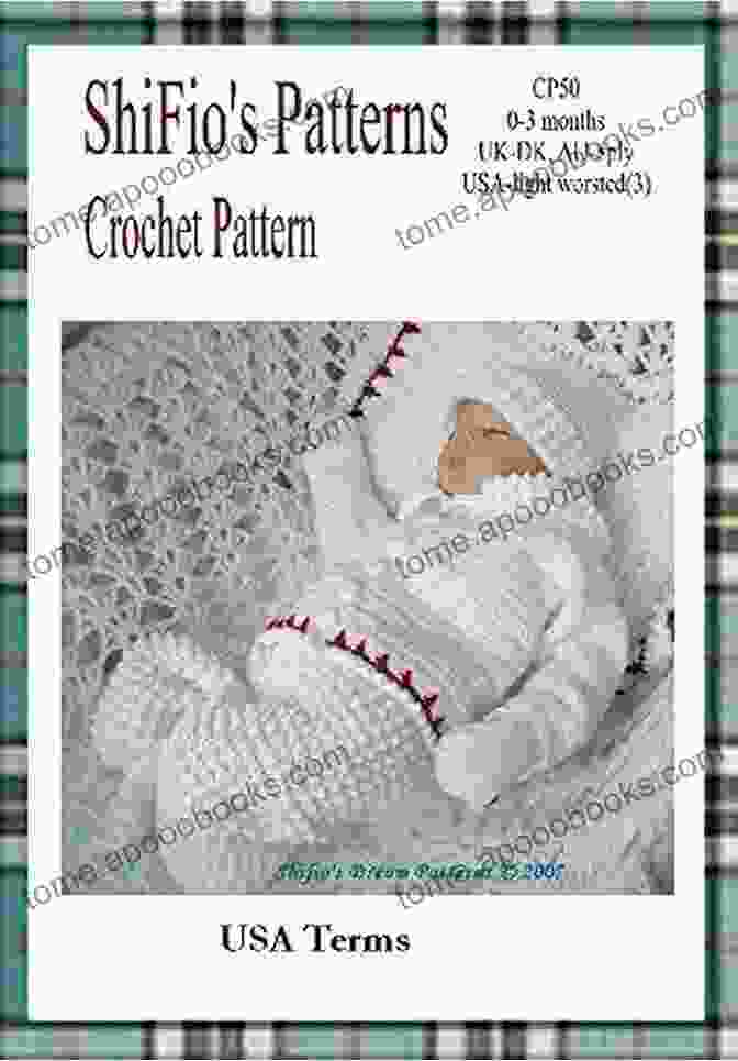 Crochet Pattern Cp50 Baby Boy Outfit Crochet Pattern CP50 Baby Boy Outfit And Blanket Afghan 0 3mths USA Terminology