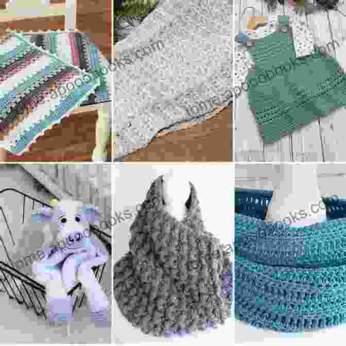 Crochet Projects Showcasing Diverse Patterns: Stripes, Checks, Lace, And Granny Squares CROCHET PATTERNS FOR BEGINNERS: A BEGINNER S GUIDE TO EXPLAIN CROCHETING TECHNIQUES STITCHES AND PATTERNS INCLUDING MANY ILLUSTRATED EXAMPLES TO REALIZE YOUR CREATIONS