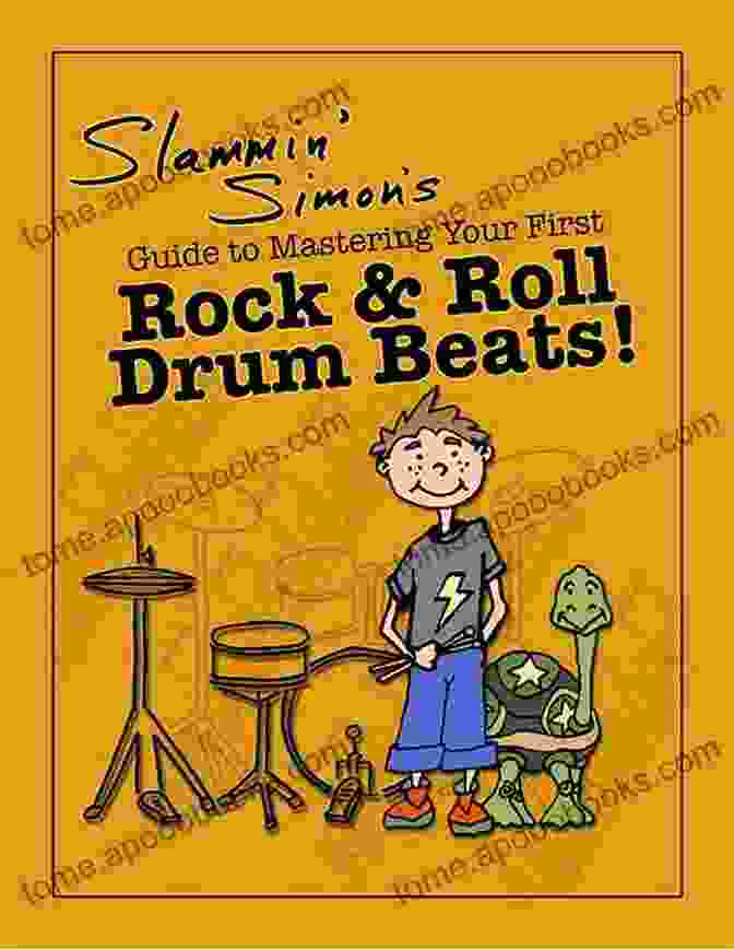 Drum Sticks Slammin Simon S Beginner S Bundle: 2 In 1 : Guide To Mastering Your First Rock Roll Drum Beats AND 20 Essential Drum Rudiments