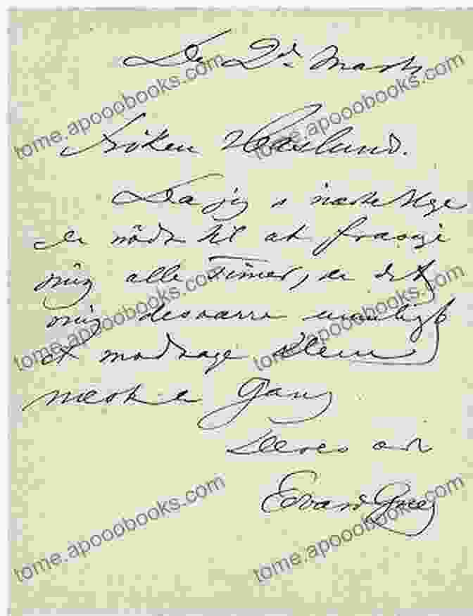 Image Of Edvard Grieg's Handwritten Diary Edvard Grieg Diaries Articles Speeches