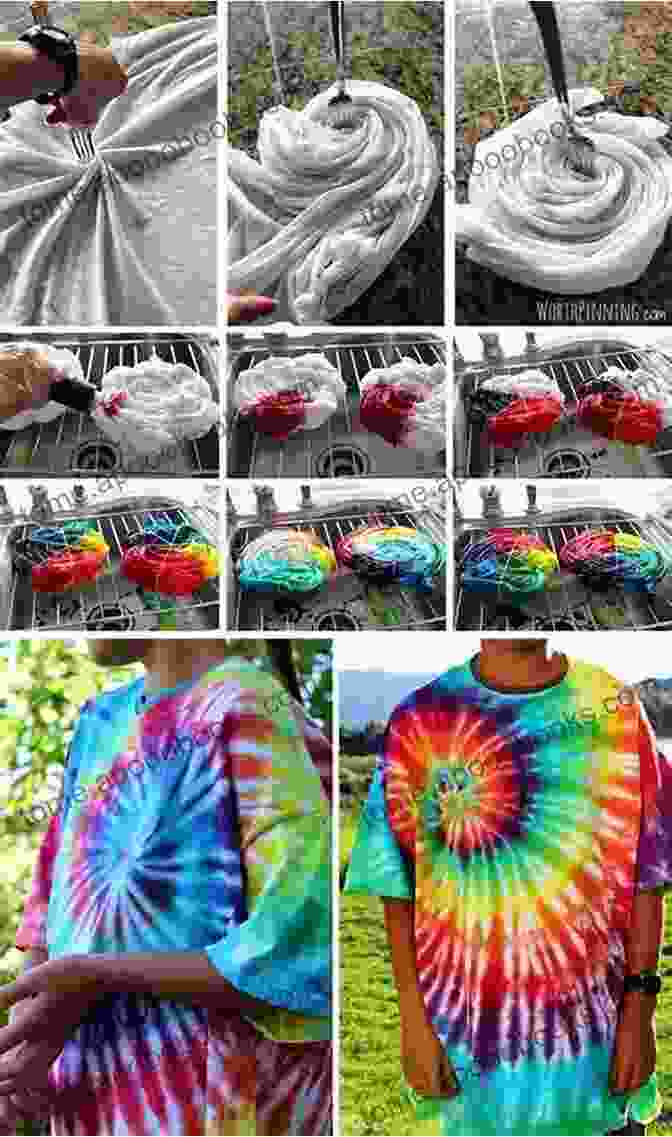 Image Of Someone Tying A Shirt For Tie Dye TIE DYE HANDBOOK: For Beginners The Ultimate Guide To Tie Dye