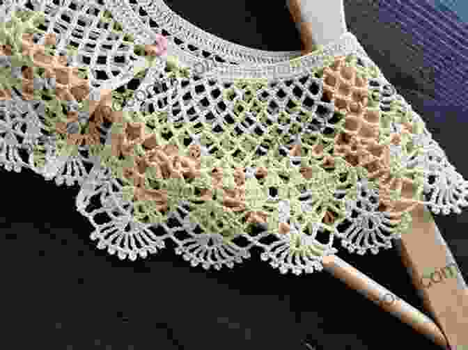 Intricate Crochet Collar With Delicate Lace Details Ginsburg Legacy Collar Crochet Pattern : Easy Crochet Collar In Honor Of A Spectacular Woman