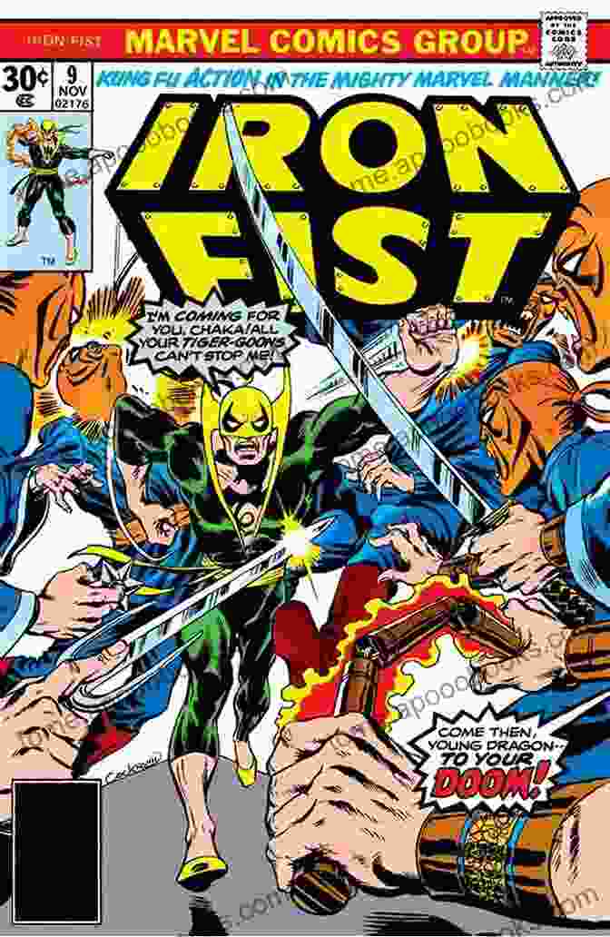 Iron Fist Comic Book Cover From 1975 Iron Fist (1975 1977) #10 Stephen Parkes