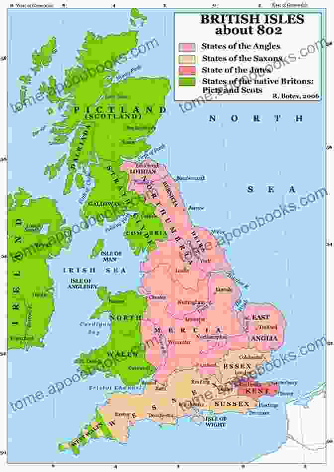 Map Of Wessex United Under King Alfred The Great In The King At The Edge Of The World The King At The Edge Of The World: A Novel