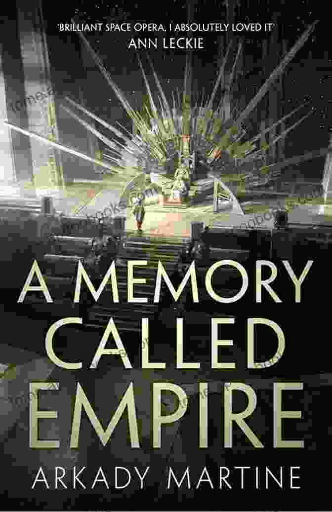 Memory Called Empire Book Cover Depicting A Woman With Ethereal Blue Eyes And Intricate Headpiece On A Vivid Space Background A Memory Called Empire (Teixcalaan 1)