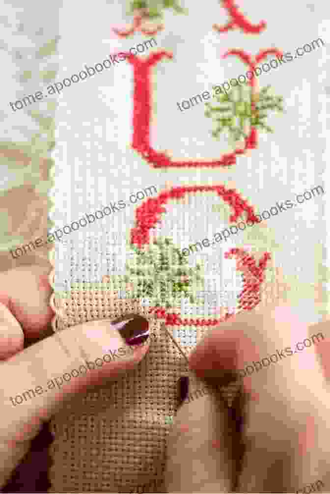 Person's Hands Holding A Needle And Thread, Working On A Counted Cross Stitch Project Counted Cross Stitch Pattern: Sandhill Crane Bird By John James Audubon PROFESSIONALLY EDITED Image (Audubon Bird Series)