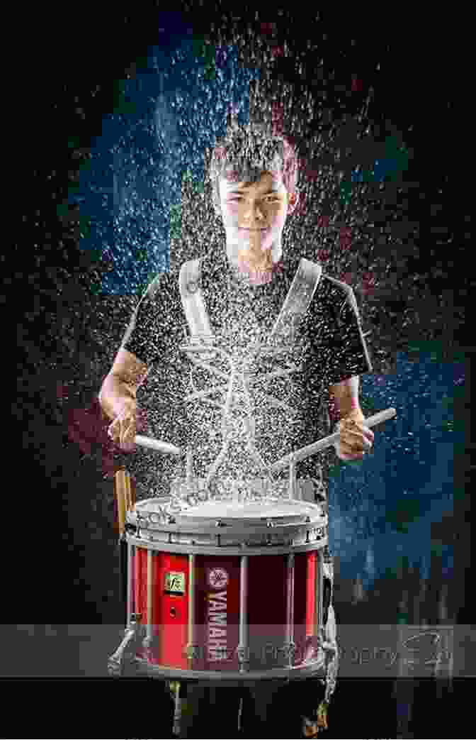 Portrait Of A Drummer Playing Snare Drum With Intense Focus And Passion Portraits In Rhythm: 50 Studies For Snare Drum