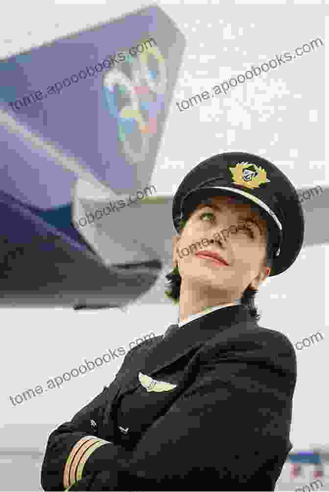 Portrait Of Kristen Stein, A Young Woman Wearing A Pilot's Uniform And Cap Ferry Command Pilot Kristen Stein