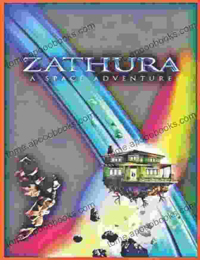 The Interesting Story Of Zathura Book Cover Featuring A Spaceship And A Group Of Children On A Planet The Interesting Story Of Zathura: (Best Mystery Book)