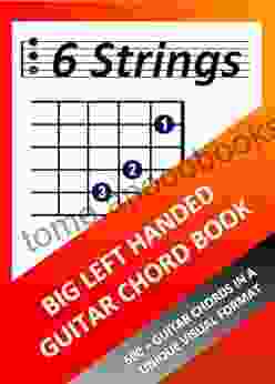 Big Left Handed Guitar Chord (6 Strings)