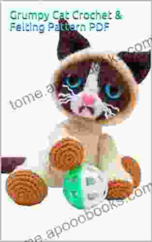 Grumpy Cat Crochet Felting Pattern PDF